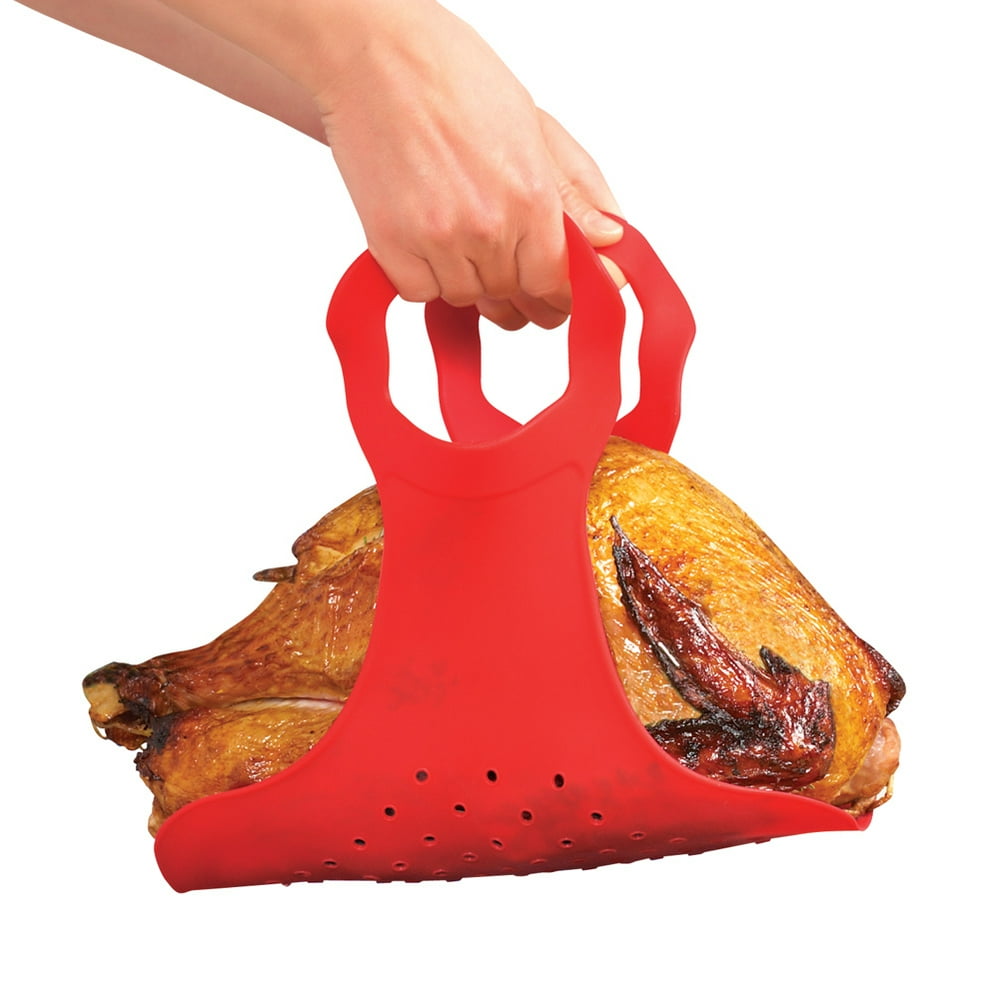 Collections Etc HeatResistant Silicone Turkey Lifter
