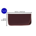 thumbnail image 2 of 3 Pack Soft Faux Leather Slip In Eyeglass Case, Fits Medium to Large Frames, Gray, 2 of 4