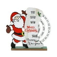 thumbnail image 2 of Christmas Countdown Manual Calendar Decorative Wooden Hanging Ornament, 2 of 6