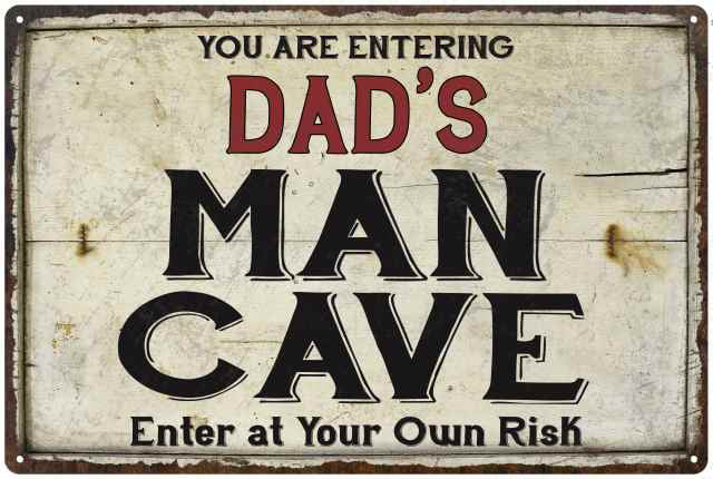man cave Grumpy old Maico owner lives here sign for garage 