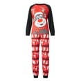 thumbnail image 6 of Elippeo Family Matching Christmas Pajamas Pet Kerchief/Baby Romper/Cartoon Elk Print Long Sleeve Tops + Deer Print Pants Set, 6 of 10