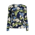 thumbnail image 3 of Lands' End Women's Petite SunShade UPF 50 Long Sleeve Rash Guard Swim Tee, 3 of 3