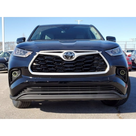 For LED Angel Eye Halo Fog Lights for 2021 2022 2023 Toyota Highlander L