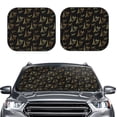 thumbnail image 2 of Cauagu Eiffel Tower Cauagu {designName} Print Foldable Car Windshield Sun Shade | Front Windshield Shade for Sun | Fits Small Sedans, Mini SUVs, Hatchbacks-Large, 2 of 6