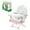 ACE1013 Pink Flamingos, variant on UBRAVOO Toddler Booster Seat 2 in 1 Portable High Chair,Baby Dining Table,Removable Tray & Seat Pad,Easy to Travel,Gray