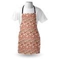 thumbnail image 3 of Love Apron Colorful Little Hearts Cute Valentine Pattern Amour Flirt Love Theme, Unisex Kitchen Bib Apron with Adjustable Neck for Cooking Baking Gardening, Brown Pale Pink Baby Blue, by Ambesonne, 3 of 3