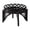Black, variant on HOARBOEG Black Wrought Iron Plant Stand Single Tier, Indoor Outdoor Plant Rack, Flower Pot Stand for Balcony Living Room, Floor Standing Display Shelf