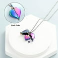 thumbnail image 5 of Heart Urn Necklace for Ashes for Women Angel Wing Memorial Keepsake for Brother/Dad/Grandma/Grandpa/Mom/Son For Love Ones Memorial Keepsake Pendant, 5 of 7