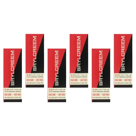Brylcreem Hair Groom, Original 5.5 oz (Pack of 6)