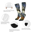 thumbnail image 4 of Bingfone Compression Socks for Women and Men Long Socks for Running Athletic Cycling Nurse-Sunflower Field Spotted Dog, 4 of 8