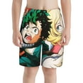 thumbnail image 6 of My Hero Academia Swim Trunk, Beach Board Shorts For Boys Girls, Quick Dry Swimsuit With Mesh Linning, Swimming Trunks For Kids Teens, 6 of 9