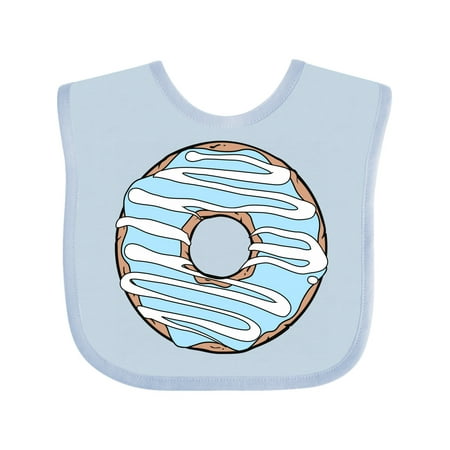 

Inktastic Blue Donut Doughnut Glaze Icing Frosting Gift Baby Boy or Baby Girl Bib