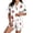 A25 White, variant on FASHOFT Christmas Pajamas for Women Set Xmas Button Down Pjs Set Holiday V Neck Sleepwear Santa Short Sleeve Loungewear Set L