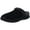 Black, variant on Weatherproof Vintage Mens Faux Suede Slip On Clog Slippers