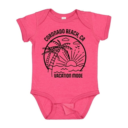 

Inktastic Summer Vacation Mode Coronado Beach California Gift Baby Boy or Baby Girl Bodysuit