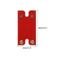 thumbnail image 2 of Uxcell Leather Razor Head Protecting Cover Safety Razor Head Protecting Sheath Red, 2 of 6