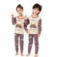 thumbnail image 1 of Ensemble de Pyjamas pour Filles, Col Rond, Chandail-Over, Vêtements de Nuit, Taille 6-7 Ans, 1 of 7