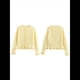 thumbnail image 3 of Suéter Tipo Cárdigan Corto para Mujer, Moderno, con Cuello Redondo, Volantes, Larga, Botones, Prendas de Punto. Amarillo L, 3 of 6