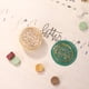 thumbnail image 4 of Cuadros Decorativos Cabezal de sello de cera de Navidad de 25 mm, artesanía de bricolaje de forma redonda vintage (SD034) Tmvgtek embutido en tela, 4 of 8