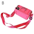 thumbnail image 1 of For iPhone Crossbody Organizer Case With Card Holder Adjustable Strap 6 Color Options, 1 of 8