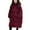 Wine, variant on KAUOD Teen Girls Long Puffer Coats Winter Waterproof Padded Insulated Ski Jackets Kids Quilted Knee Length down Outwear