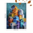thumbnail image 3 of Qisvanset 12x16 Inch Colorful Wildflower Meadow Sunset Oil Painting Canvas Print Wall Art, 3 of 5