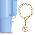thumbnail image 2 of Dsscvnef Accessoires de Charme Lettre pour Tasse Nom ID Lettre Poignée Charme pour Tasse Forme Gobelet Identification Initiale Charmes Réfléchis pour Saint-Valentin Anniversaire Tasses à Boire sous Vide Porte-Gobelet, 2 of 6
