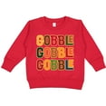 thumbnail image 2 of Inktastic Thanksgiving Funny Gobble Toddler Sweatshirt, 2 of 4