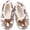Brown, variant on Ecetana Women's Fuzzy Slippers Warm Plush House Shoes Slip On Winter Cozy Bedroom Slippers