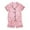 Watermelon Red, variant on Otqutp Kids Outfits Set for Party Kids Toddler Baby Girls Spring Summer Cartoon Print Short Sleeve Sleepwear Outfits Pajamas Spring Summer Clothing