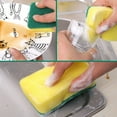 thumbnail image 4 of PTOOTP 12Ud Esponjas Limpiadoras De Cocina Amarillas Con Fibras Porosas Para Uso Doméstico, 4 of 8