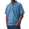 thumbnail image 2 of Vetsdori Short Sleeve Big and Tall Shirts for Men Summer Work Pullover Casual Polo Vintage Plain Mens T-Shirts Collar, 2 of 6