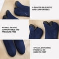 thumbnail image 4 of JeashCHAT Womens Thick Warm Slipper Socks With Non Slip Grippers Double Side Cozy Warm House Slippers Thanksgiving Christmas Gifts, 4 of 9