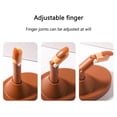 thumbnail image 4 of Dedo de práctica para uñas acrílicas, puntas de uñas reutilizables, modelo de práctica, soporte de dedo flexible, kits de mano de práctica de uñas móviles, herramientas para decoración de uñas, 4 of 10