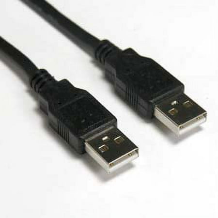 ACCL 10Ft A-Male to A-Male USB2.0 Cable Black 3 Pack