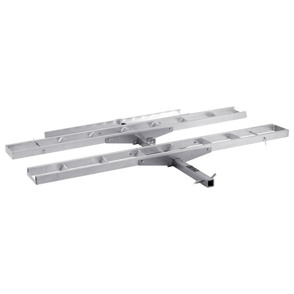 600LBS Motorcycle Carrier Hitch Mount - Heavy Duty Scooter & Dirt Bike Rack with Ramp, Universal Hauler