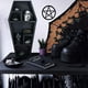 thumbnail image 4 of Hugtrwg Estante Modelo Ataúd Gótico Estante Organizador Almacenamiento Terror Accesorios Halloween, 4 of 9