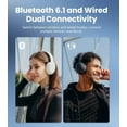thumbnail image 2 of Restored Edifier W820NB Plus Gen 2 Wireless Over-Ear Noise Cancelling Headphone, -49 dB ANC, LDAC Hi-Res Audio, 88H Playtime, Spatial Sound, Volume Guard, Bluetooth V6.1 & Multipoint (Refurbished), 2 of 8