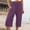 Purple, variant on Azrian Pants for Women,Womens Plus Size Pants Loose Wide Leg High Waist Straight Casual Pants