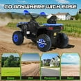 thumbnail image 5 of Kids ATV 4 Wheeler, 24V Ride on Toys with 2 Seater, Electric Car w/ Bluetooth/MP3 ,and Flag,Blue, 5 of 10