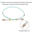thumbnail image 4 of Unique Bargains 0.5 Meters 1.6Ft Fiber Patch Cable Multimode LC-LC OM4 LSZH Fiber Optic Jumper Green For Network Transceiver,1Pcs, 4 of 6