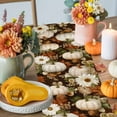 thumbnail image 4 of Vintage Pumpkin Table Runner, Autumn Thanksgiving Kitchen Dining Table Decoration for Home Party Decor 13x72 Inches, 4 of 9