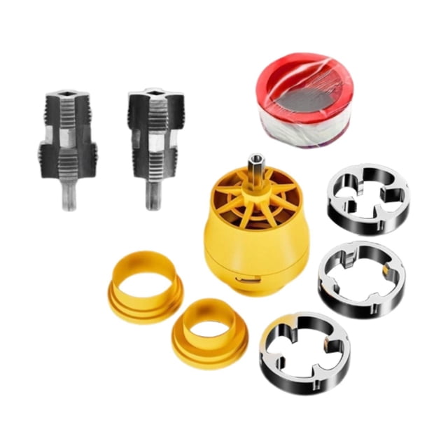 Juego de roscador de tubos, de roscas internas, multifuncional, práctico, para reparación de plomería, herramienta eléctrica para roscar