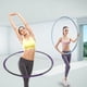 thumbnail image 3 of Hula Hoop ponderado para adultos, resistente, ajustable, ejercicio saludable, pérdida de peso, Hula, ejercicio femenino, equipo de gimnasia, hogar, 8 secciones desmontables MFZFUKR CPB-DE-SSW98-2, 3 of 5