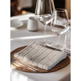 thumbnail image 6 of Vintage Farmhouse Cloth Napkins Set of 4 Reusable Dinner Napkins, Country Retro Beige Wooden Grain Cocktail Napkin Washable Table Napkins for Wedding/Holiday Party/Baby Shower 20"x20", 6 of 7