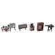 thumbnail image 3 of 6 Pcs Mini Furniture Accessories Miniature Dollhouse 1/18 Set, 3 of 4