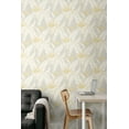 thumbnail image 2 of Stacy Garcia Home  Birds of Paradise Peel and Stick Wallpaper 20.5 in. W x 18 ft. L - Grey & Metallic Gold, 2 of 7