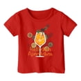 thumbnail image 4 of XDZJLR Tee-Shirt pour Filles Imprimé Coloré Carnaval Col Rond Manches Courtes 2-3 Ans, 4 of 4
