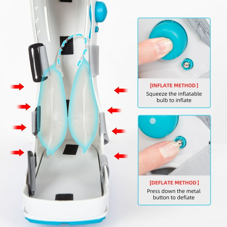 Air Walking Boot Tall Fracture Boot For Left Or Right Foot Air