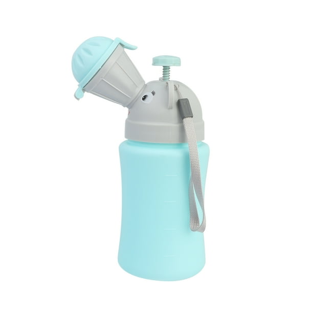 BRIGHTFUFU 1 PC CAR Creative Cor urinal portátil portátil de botella de botella de dibujos animados inodoro de emergencia para niños (niño)